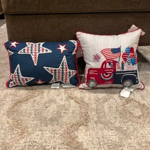 Stars and Stripes decorative pillows